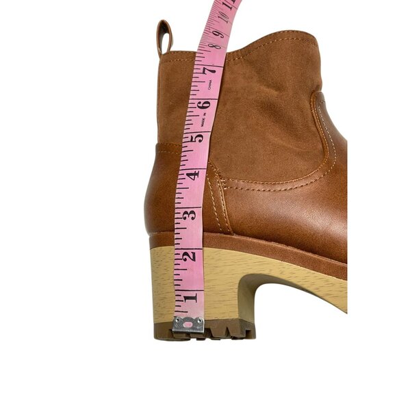 Universal Threads Womens Brown Retro Style Heels - Clog Boots - Size 8.5 - Picture 4 of 12